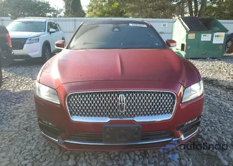 2017 Lincoln Continental Reserve из США, поврежденный, VIN 1LN6L9NP7H5630751